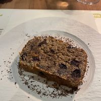 Banana cake  at BioMania Bistro in Zagreb