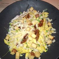 Carbonara at BioMania Bistro in Zagreb