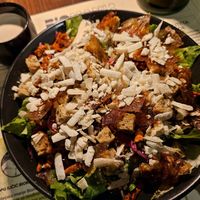 Caesar salad at BioMania Bistro in Zagreb