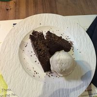 Brownie   at BioMania Bistro in Zagreb