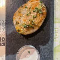 Burek  at BioMania Bistro in Zagreb