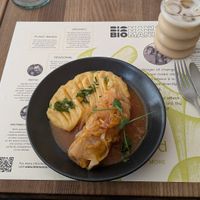 Sarma (small portion) at BioMania Bistro in Zagreb