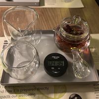 Hibiscus tea  at BioMania Bistro in Zagreb