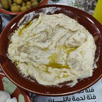 Eggplant with olive oil at Beirut Restaurant in Doha