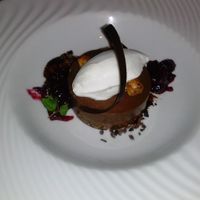 chocolate cream pie at Wynn Encore Hotel - Botero in Las Vegas