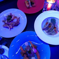 2nd course: artichokes, spring roll, carrot and dumplings at Umami in Maastricht