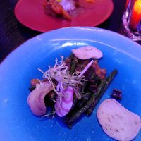 Haricots verts and carrot (this time without the non vegan mayo) at Umami in Maastricht