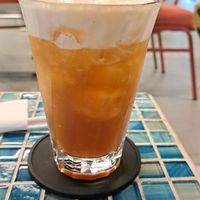 Mango iced tea at Odd Cafe  in Mandaluyong