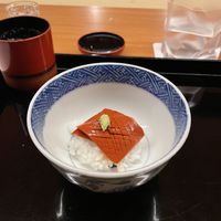 Rice with red konjak   at Yamada - お料理山田 in Osaka