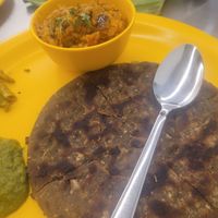 Thalipeeth pitla at Swati Snacks - Nariman Point in Mumbai