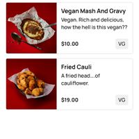 Vegan sides  at Mary's in Newtown