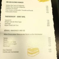 Menu (ask staff for vegan since daily dish/soup changes ) at Café & Bistro KOWALSKI Panoramabar in Salzburg