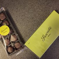 Selection of vegan chocolates from the store at Sawade Berlin-Friedrichstraße in Berlin