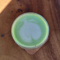 oat matcha at Kiri Kopi in Ella