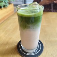 oat matcha at Department of Coffee in Kandy