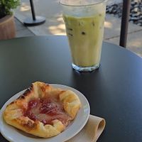 Bike pit stop! at Three Cats Coffee in Woodinville