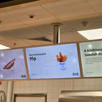 Plant goujons menu price at IKEA  in Cardiff