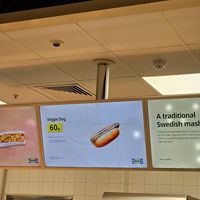 Veggie dog menu price at IKEA  in Cardiff