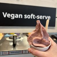 Strawberry vegan ice cream | March ‘25  at IKEA  in Cardiff