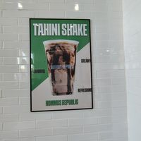 Amazing. Dates , almond milk tahini and chocolate syrup.
You have to try it at Hummus Republic in Fort Myers