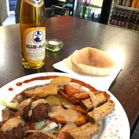 vegane teller at Sahara Imbiss - Wildenbruchstr in Berlin