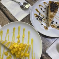 Vegan cheesecake   at Island Naturals Cafe in Seven Mile Beach