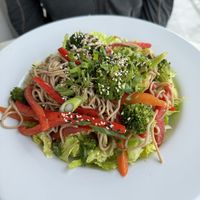 Soba salad  at Island Naturals Cafe in Seven Mile Beach