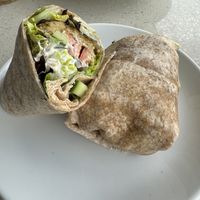 Falafel wrap  at Island Naturals Cafe in Seven Mile Beach