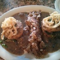 Biscuits and gravy at Vegan Commissary in Philadelphia