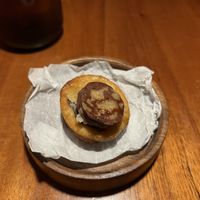 Vegan chorizo  at Quiltro in Antigua