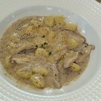 The perilla seed gnocchi is a standout delicious option. #Veganuary at Kaylee Farm Kitchen - 케일리팜키친 in Paju