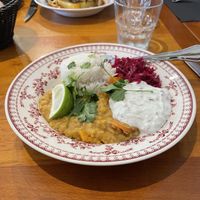 Dahl + riz + légumes   at Becbec in Lyon