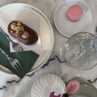 Hazelnut and macaron  at Patisserie Sießl in Munich