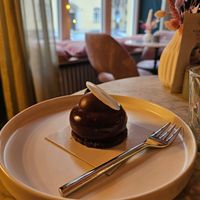 Triple chocolate ganache at Patisserie Sießl in Munich