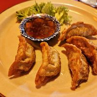 Fried gyoza starter at Pang Pang Ya - Original Peking Ente in Duisburg