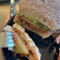 Wellness-Burger  at Biblau in Laax