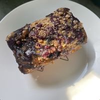 Blueberry cake - vegan & gluten free !  at Hold the Wheat in St Louis Park