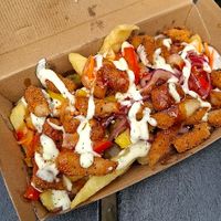 Ultimate Vegan Chipbox at Tank and Skinny's - Seaside  in Buncrana