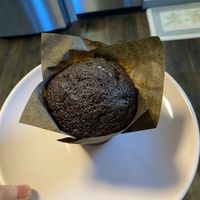 Chocolate muffin   at Portage Grounds in Chicago