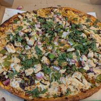 Plant based chicken Tikka masala pizza at Pizza Twist - N Euclid Ave in St Louis