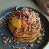 Pumpkin Pancakes at Cocobana in San Juan