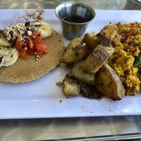 This was seriously the best tofu scramble and vegan breakfast ever!  I’ve had similar meals at countless places but I’m not sure I’ve ever tasted such perfection all around! at Cocobana in San Juan