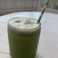 Green juice and it’s good #Veganuary at Samara Organics in Samara