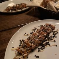 Sweet potato tataki #Veganuary at Auberge La Marmite in La Malbaie