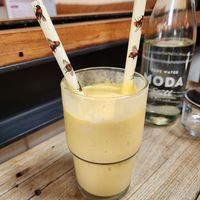 Mango and coconut smoothie at High Street Social in Bowral