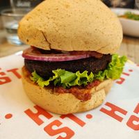 Lettuce Be Friends burger at High Street Social in Bowral