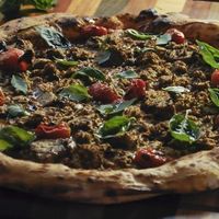 Pizza vegana marguerita #Veganuary at aPizz Londrina in Londrina