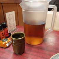 Free tea at Tsuchifuku Shokudo in Kyoto