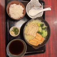 decent vegan meal  at Tsuchifuku Shokudo in Kyoto