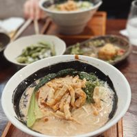   at MOON and BACK Ramen Bar & Brunch Cafe in Kyoto